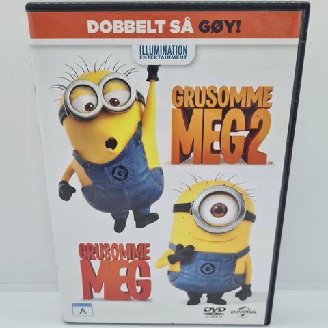 Grusomme meg 1 og 2. Dvd