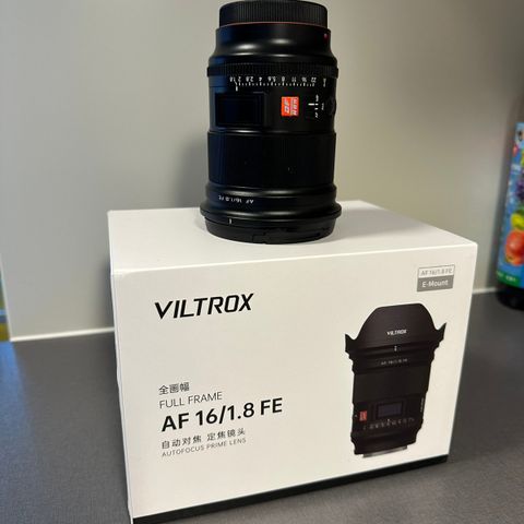 Viltrox AF 16mm f/1.8 til Sony FE