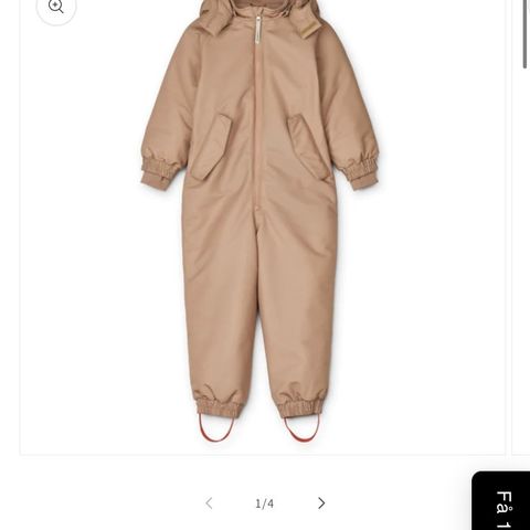 LIEWOOD Sne Snowsuit - Dark Rose str.2 år