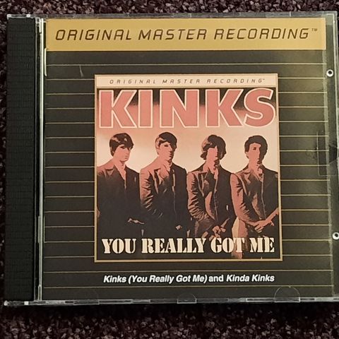 THE KINKS - You really got me & Kinda Kinks 24 Karat gold CD MFSL