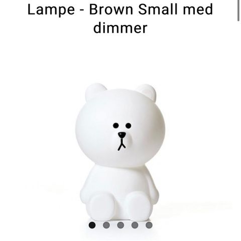 Brown lampe produsert av Mr Maria