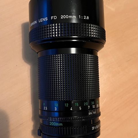Canon FD 200mm 2.8