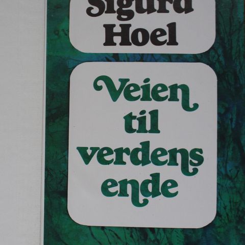 4 bøker av Sigurd Hoel