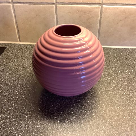 Fin rosa vase