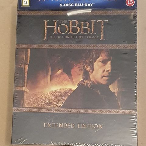 Hobitten - TRILOGIEN - 9 Disker Blu-Ray - Peter Jackson