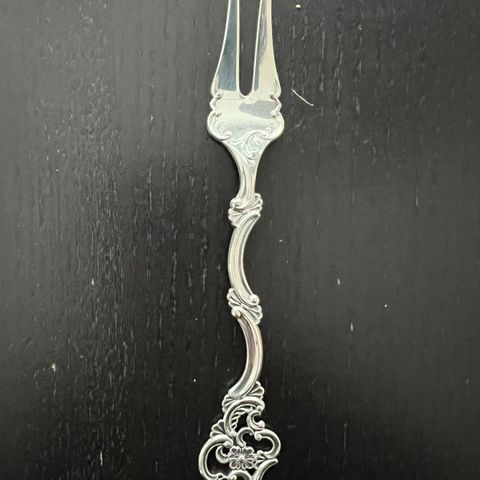 Oldemor koldtgaffel, 830 sølv, 13,9 cm