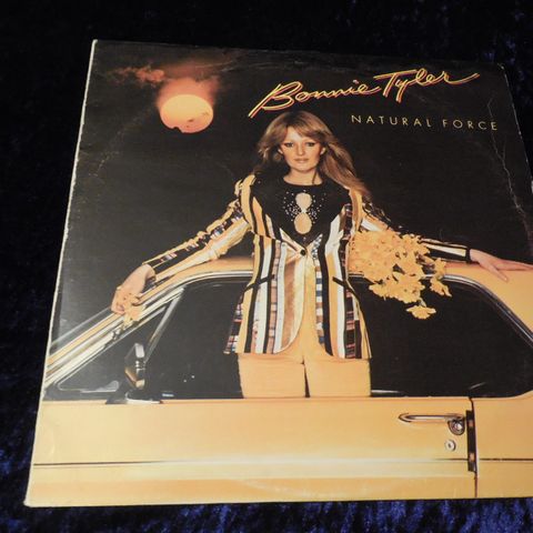 BONNIE TYLER - NATURAL FORCE - MED IT'S A HEARTACHE - POPULÆR LP - JOHNNYROCK