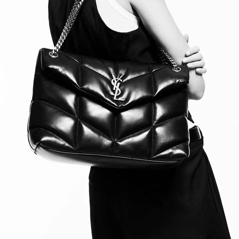 YSL loulou puffer medium bag in quilted lambskin