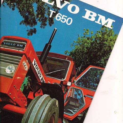 VOLVO BM traktorbrosjyre