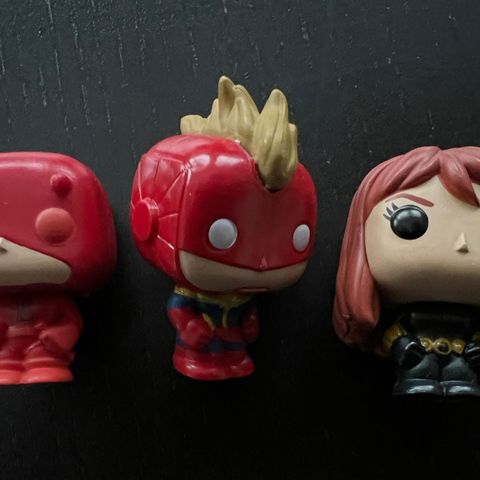 3 Funko pop figurer - marwell