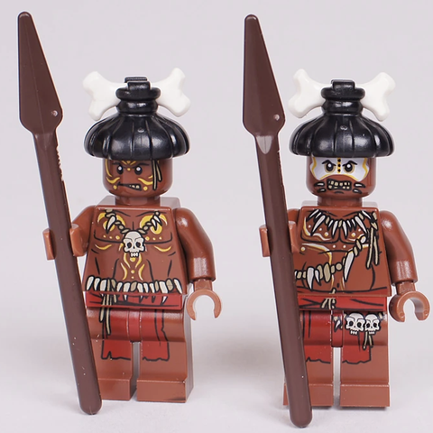 Lego Cannibal Tribal minifigurer POC minifigure Ønskes kjøpt