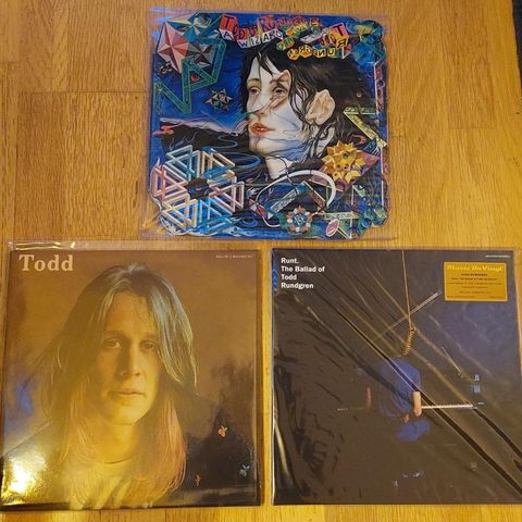 Todd Rundgren på LP A Wizard A True Star Runt Todd