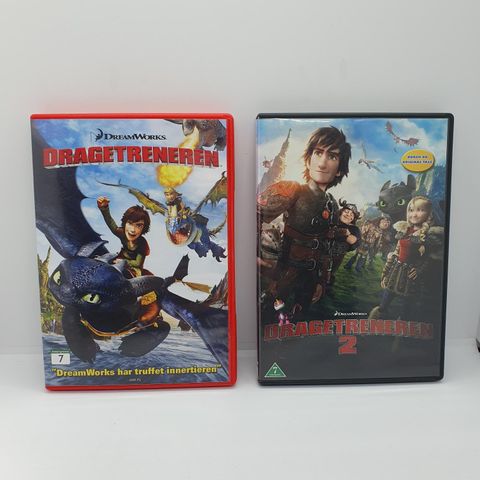 Dragetreneren 1 og 2. Dvd