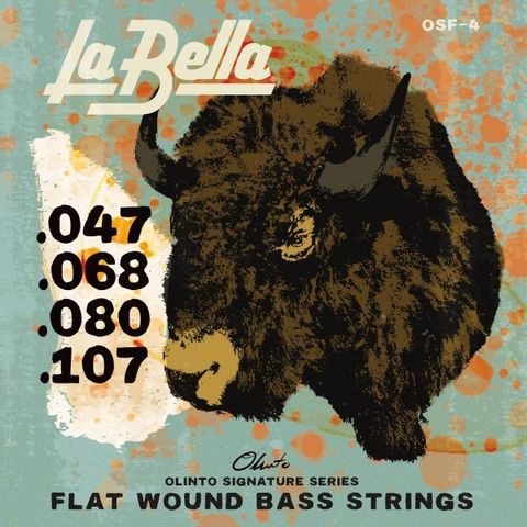 La Bella flatwound-strenger