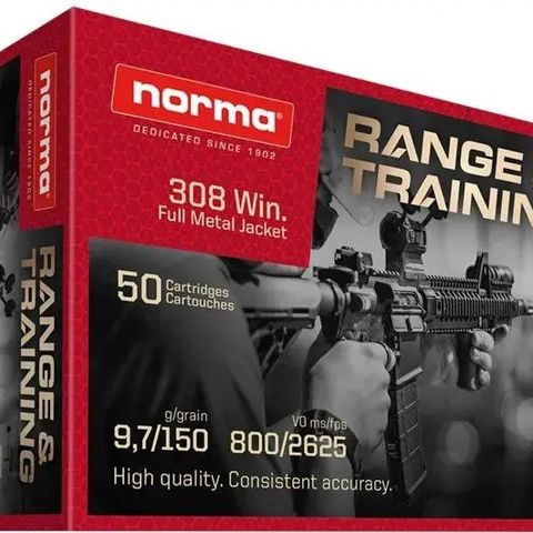 Norma Range & Training 308W 9,7g/150gr