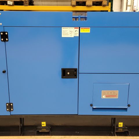 Generator 65kVA dieselgenerator / strømaggregat. Reservekraft og nødstrøm