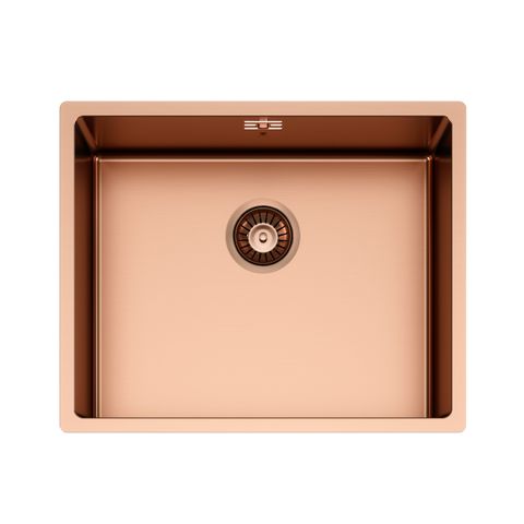 GUGLIELMI - Milano kjøkkenvask - Komplett - Brushed copper / Børstet Kobber