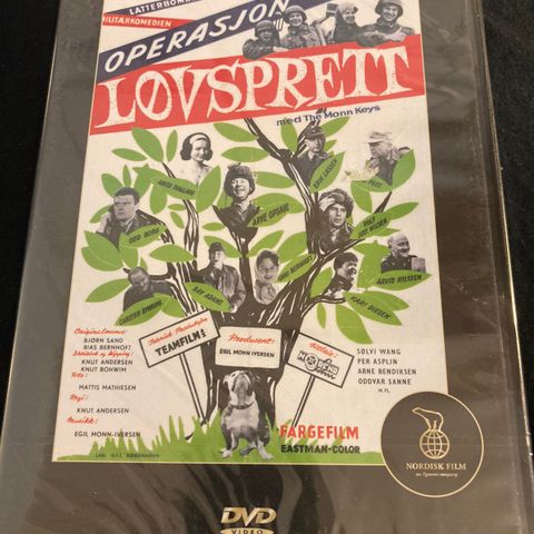 Operasjon Løvsprett (DVD) Ny I Plast !
