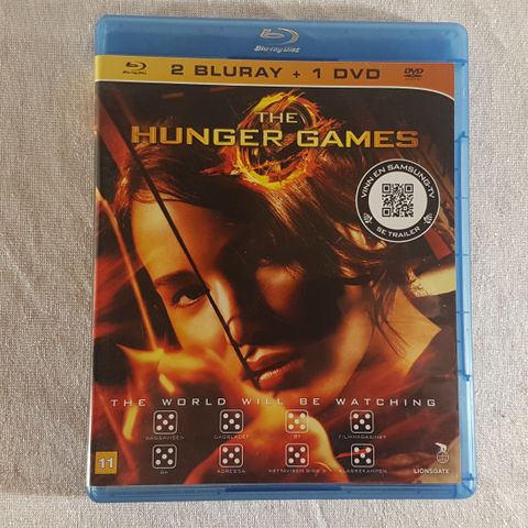 The Hunger Games 3 disc utgave Blu-ray DVD