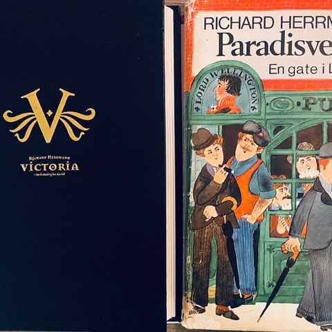Bøker av Richard Herrmann: "Paradisveien" og "Victoria"