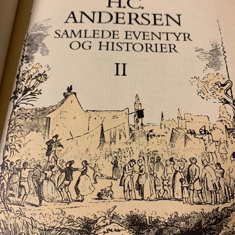 H. C.. Andersen eventyr og fortellinger bind 1 og 2 til salgs.