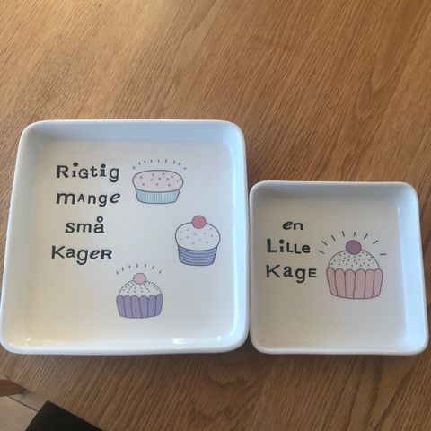 Søte kakefat selges