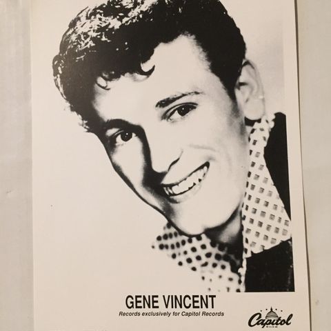 GENE VINCENT - BILDE/FOTO