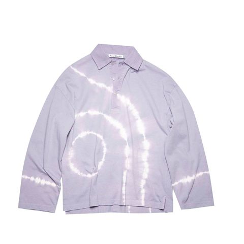 Acne Studios cotton tie-dye polo