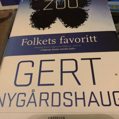 Gert Nygårdshaug sin Mengele Zoo, innbundet til salgs.