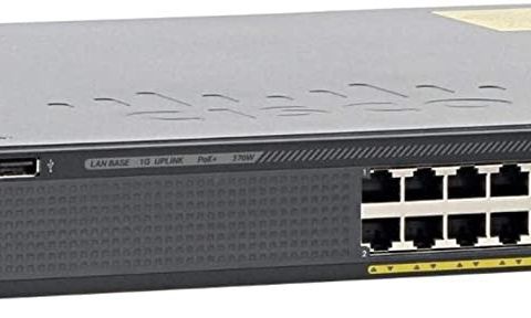 Cisco 2960X-24PS-L 24 porters switch med PoE+