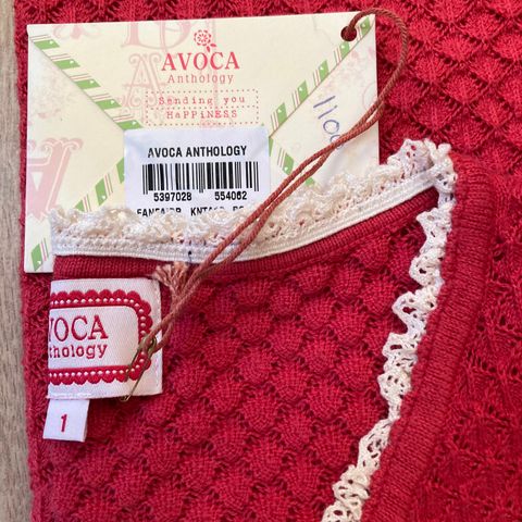 Ny Kjole AVOCA Anthology Size 1/S med tag