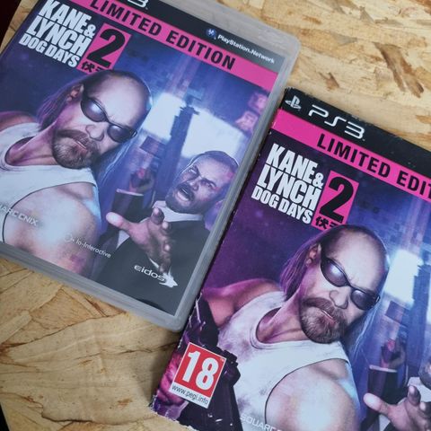 (Kan fås gratis) Strøkent PS3 Kane & Lynch 2 Dog Days Limited Edition