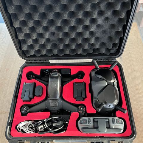 DJI FPV COMBO DRONE MED HARDCASE OG FLY-MORE-KIT