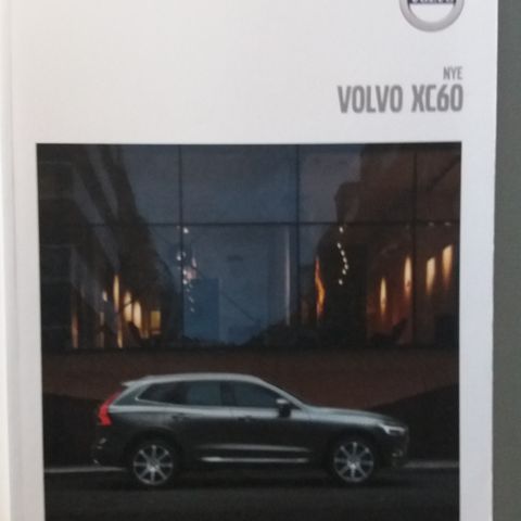 2018 VOLVO XC 60 -brosjyre.