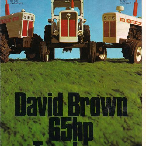 DAVID  BROWN traktorbrosjyre