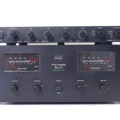 Sansui CA-F1 og Sansui BA-F1 Forforsterker og Effektforsterker