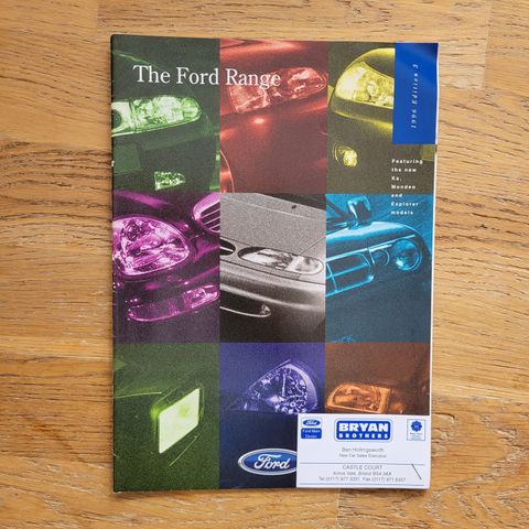 Brosjyre Ford Range 1996 Edition 3