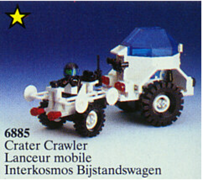 Lego Space Saturn Base Main Team (Crater Crawler) sett# 6885