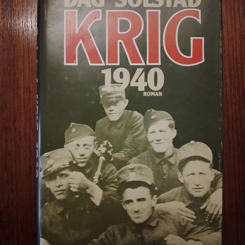 KRIG 1940 - Dag Solstad. Innbundet og pocket!