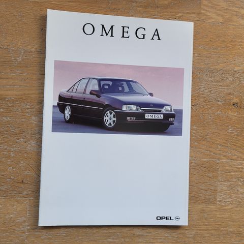 Brosjyre Opel Omega 1993