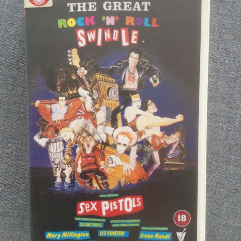 Sex Pistols The Great Rock’n roll swindle VHS 1982
