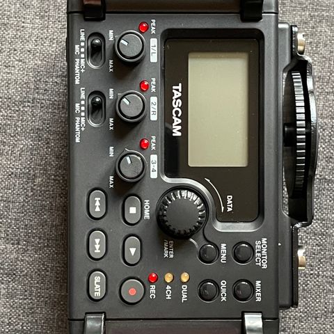 Tascam DR60D 2 Lineær PCM lyd oppdager/mini-mixer