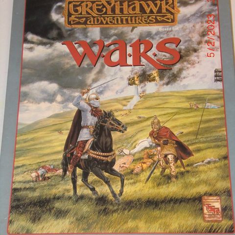 GreyHawk Adventures Wars Dungeons&Dragons Brettspill