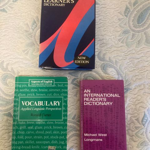 English dictionaries - and language!