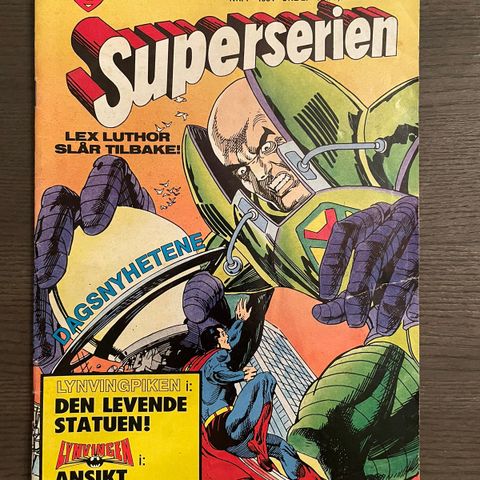 Superserien 1984 nr. 7 tegneserie blad