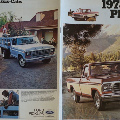 Ford Pickups 1978 brosjyre