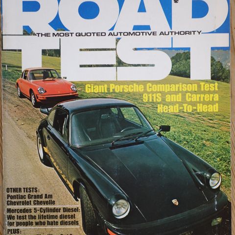 Road Test juni 1975 gigant Porsche tester