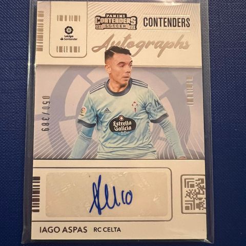 Iago Aspas auto fotballkort /389