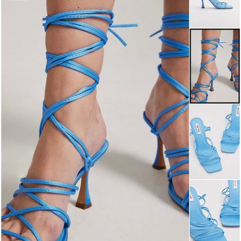 Strappy Satin heels