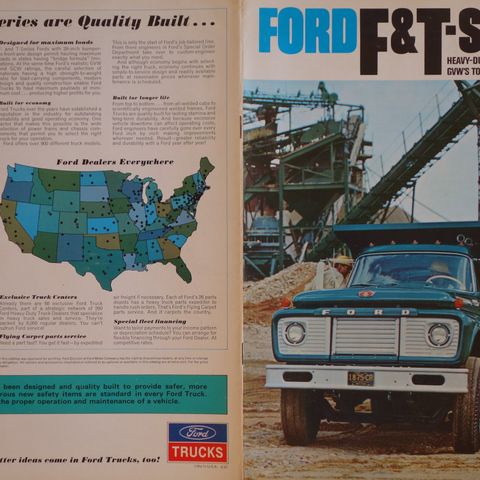 Ford F&T series 1968 brosjyre